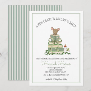 Invitation à une Baby Shower pour un Nouveau Chapi