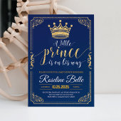 Invitation à une Baby Shower pour un Petit Prince 