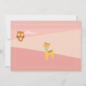 Invitation à une baby shower socialement distante (Dos)