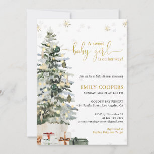 Invitation à une Baby Shower sous le thème de l'Ar