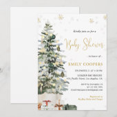 Invitation à une Baby Shower sous le thème de l'Ar (Devant / Derrière)