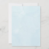 Invitation à une baby shower sur le thème de la pl (Dos)