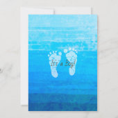 Invitation à une Baby Shower sur le thème des Créa (Dos)