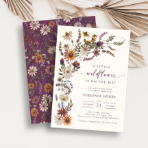Invitation à une Baby Shower : Une Petite Fleur Sa