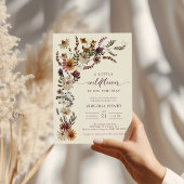 Invitation à une Baby Shower : Une Petite Fleur Sa