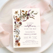 Invitation à une Baby Shower : Une Petite Fleur Sa
