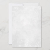 Invitation à une baby shower virtuelle par la post (Dos)