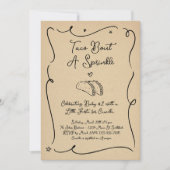 Invitation à une Baby Sprinkle sur le thème des Ta (Devant)