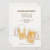 Invitation à une bière à la santé (Devant / Derrière)