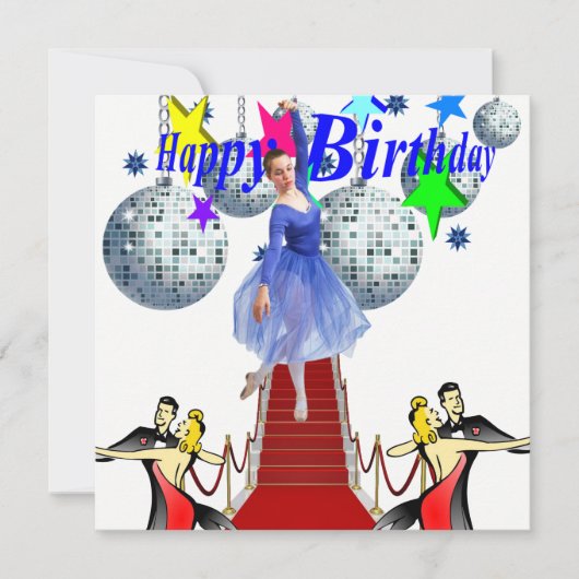 Invitation à une carte d'anniversaire (Devant)