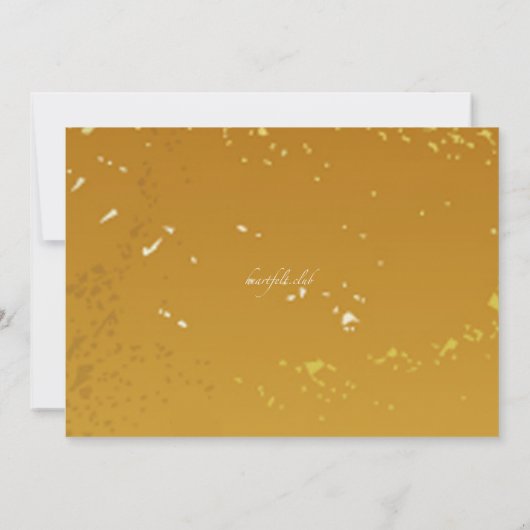 Invitation à une Célébration au Champagne (Dos)