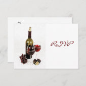 Invitation à une célébration de dîner au vin (Devant / Derrière)