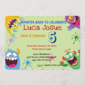 Invitation à une célébration de Monster Bash (Devant)