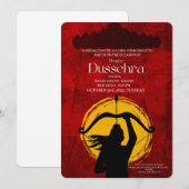 Invitation à une célébration joyeuse de Dussehra (Devant / Derrière)