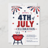 Invitation à une célébration moderne du 14 juillet (Devant)
