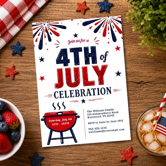 Invitation à une célébration moderne du 14 juillet