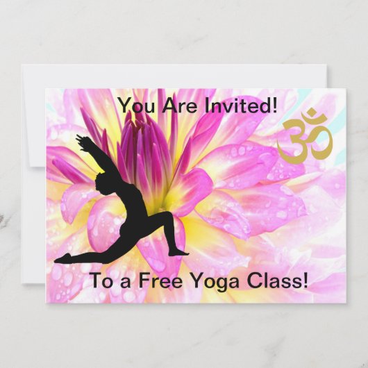 INVITATION À UNE CLASSE DE YOGA GRATUITE (Devant)