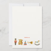 Invitation à une collecte de jouets de Noël (Dos)