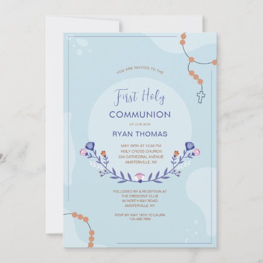 Invitation à une communion précieuse (Devant)