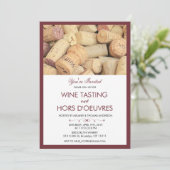 Invitation à une dégustation de vin de Cork (Debout devant)