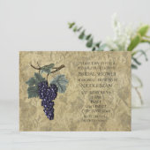 Invitation à une dégustation de vin de fruits de r (Debout devant)