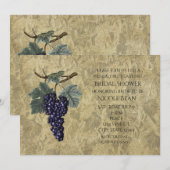 Invitation à une dégustation de vin de fruits de r (Devant / Derrière)