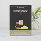 Invitation à une dégustation de vin d'entreprise e (Debout devant)