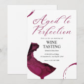Invitation à une dégustation de vin vieilli à la p (Devant / Derrière)