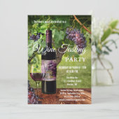 Invitation à une dégustation de vins au vignoble (Debout devant)