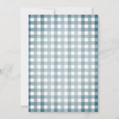 Invitation à une douche avec tarte aux myrtilles (Dos)