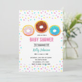 Invitation à une douche de donut (Debout devant)