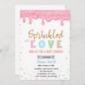 Invitation à une douche de l'amour parsemée (Devant / Derrière)