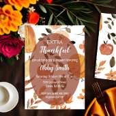 Invitation à une douche de Thanksgiving extra reco