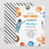 Invitation à une douche galactique dans l'espace (Devant / Derrière)