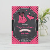 Invitation à une douche lingerie (Debout devant)