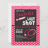 Invitation à une douche nuptiale Dernière (Devant)