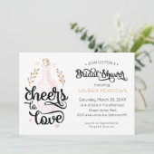 Invitation à une douche nuptiale pour les amateurs (Debout devant)