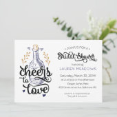 Invitation à une douche nuptiale pour les amateurs (Debout devant)