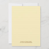 Invitation à une douche nuptiale pour les couples  (Dos)