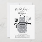 Invitation à une douche nuptiale pour un Stock gri (Devant)