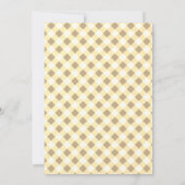 Invitation à une douche sous parapluie (Dos)