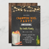 Invitation à une ébullition de écrevisses dans la (Devant / Derrière)