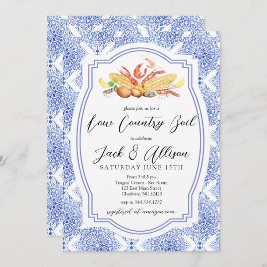 Invitation à une ébullition de Low Country, Ébulli (Devant / Derrière)