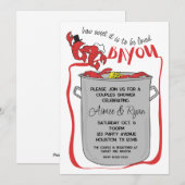 Invitation à une ébullition d'écrevisses de Bayou (Devant / Derrière)