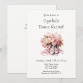 Invitation à une élégante représentation de ballet (Devant / Derrière)