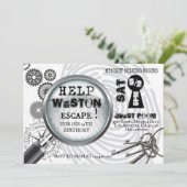 Invitation à une Escape Room Mystère (Debout devant)