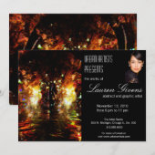 invitation à une exposition artistique avec arrièr (Devant / Derrière)