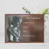 Invitation à une exposition d'art (Debout devant)