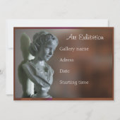 Invitation à une exposition d'art (Devant)