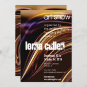 invitation à une exposition d'art fusion (Devant / Derrière)